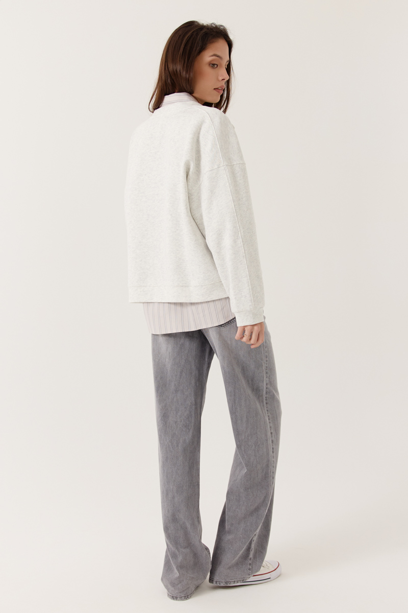 CÁRDIGAN ALAREE COLOR GRIS PERLA 4